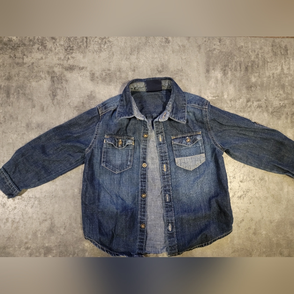 Osh Gosh Kids Denim Button Up